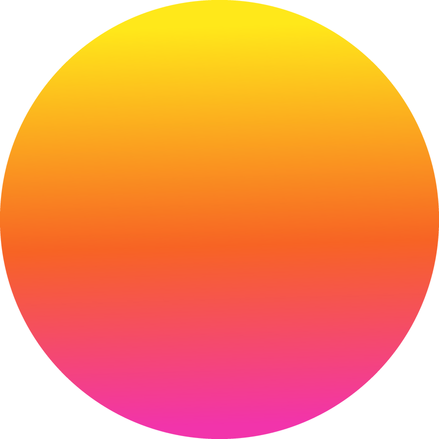 Vaporwave sunset circle